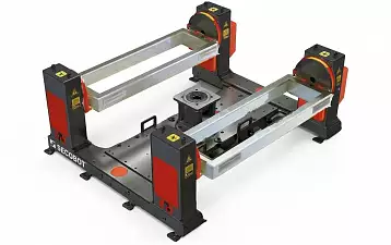 Двухпостовой одноосевой сварочный вращатель SECOBOT ДОСВ1KG5-R800-1R | Лазер Гуру