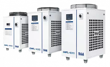 Чиллер для охлаждения оптоволоконных лазеров S&amp;A CWFL-6000 | Лазер Гуру